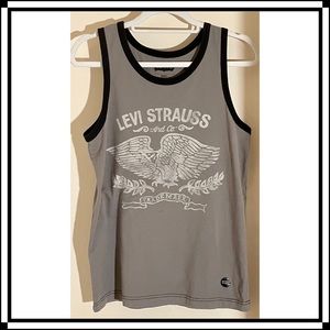 Levi's Men's Tank Top Sz Small Gray